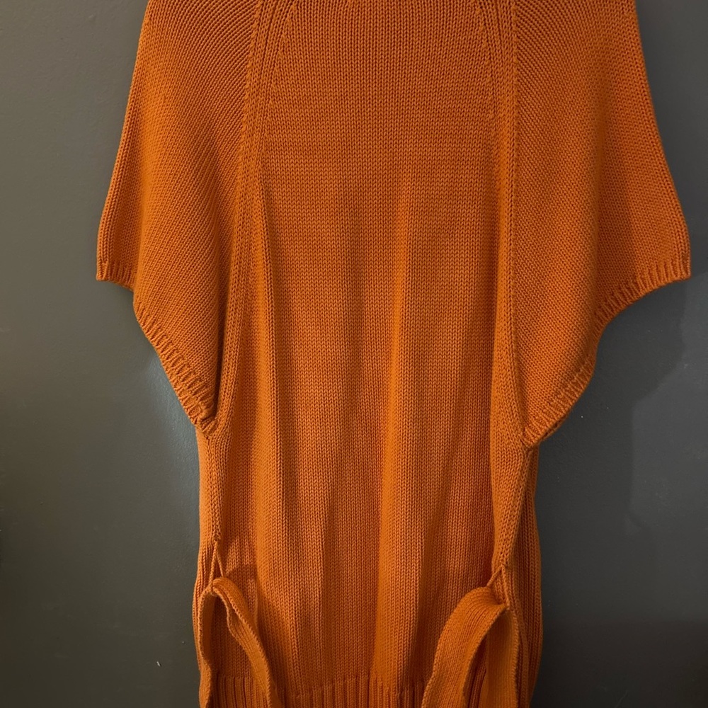 MICHAEL KORS NWT Orange Sweater sash belt SZ: MED - Picture 3 of 5